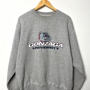 1990S Gonzaga Bulldogs Mini Swoosh Spell Out Graphic College
